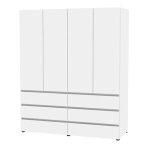 Распашной шкаф Erik H333 (Белый) в Кемерово - предосмотр