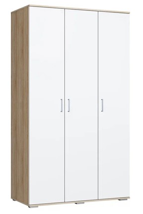 Шкаф со створками ШР-3 Лайт Дуб сонома / Белый в Кемерово - изображение