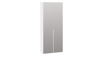 Шкаф с 2 зеркальными дверями Порто (366) СМ-393.07.224 (Белый жемчуг/Белый жемчуг) в Кемерово