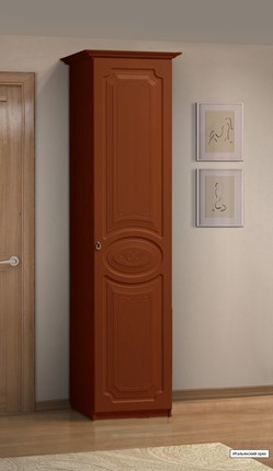 Шкаф-пенал Ивушка-5, цвет Итальянский орех в Кемерово - изображение