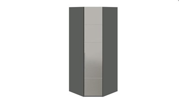 Шкаф Наоми с зеркальной правой дверью, цвет Фон серый, Джут СМ-208.07.07 R в Кемерово - предосмотр