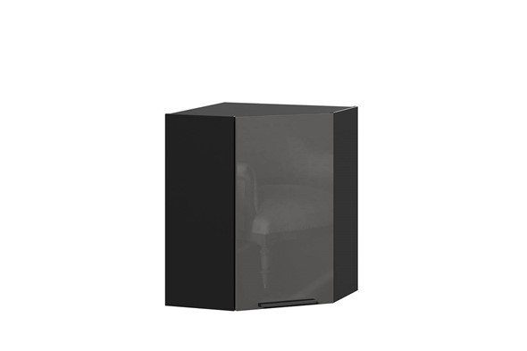Шкаф кухонный угловой Герда 279.610.000.119, антрацит в Кемерово - изображение