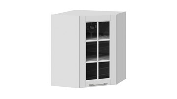 Кухонный навесной шкаф Скай ВУ45_72-(40)_1ДРс (Белоснежный софт) в Кемерово