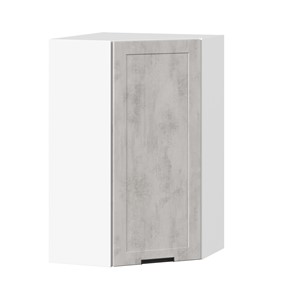 Шкаф кухонный угловой 600 высокий Джамис ЛД 296.620.000.033, Белый/Белый камень в Кемерово