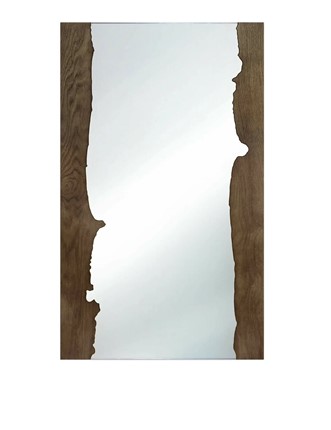 Зеркало навесное ГлассВальд-3, Орех в Кемерово - изображение