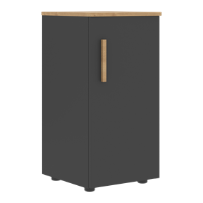 Низкий шкаф колонна с глухой дверью правой FORTA Графит-Дуб Гамильтон  FLC 40.1 (R) (399х404х801) в Кемерово