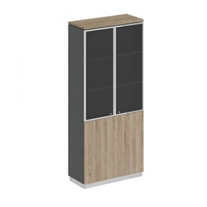 Шкаф для документов двери стекло Speech Cube (90x40x203.4) СИ 308 ДС АР ДС/ХР в Кемерово