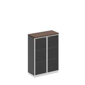 Шкаф для документов средний стекло в рамке Speech Cube (90x40x124.6) СИ 319 ДГ АР ХР в Кемерово