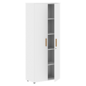 Широкий шкаф высокий FORTA Белый FHC 80.1(Z) (798х404х1965) в Кемерово