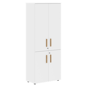 Шкаф с глухими средними и малыми дверьми FORTA Белый FHC 80.3(Z) (798х404х1965) в Кемерово