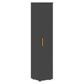 Высокий шкаф с глухой дверью колонна FORTA Черный Графит  FHC 40.1 (L/R) (399х404х1965) в Кемерово