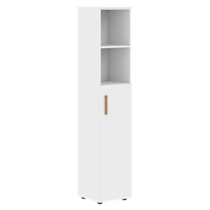 Шкаф колонна высокий с глухой средней дверью правой FORTA Белый FHC 40.5 (R) (399х404х1965) в Кемерово