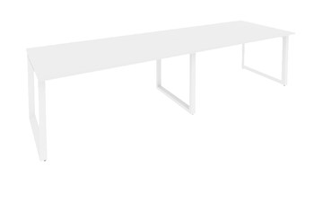 Переговорный стол O.MO-PRG-2.4 Белый/Белый бриллиант в Кемерово