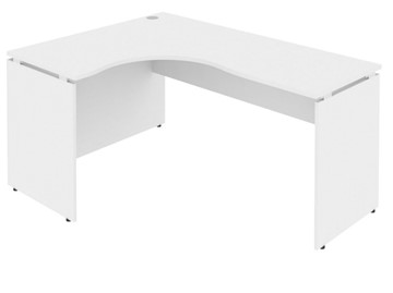 Письменный угловой стол Л.СА-4Л 1580х1200х755 мм. Белый в Кемерово