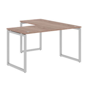 Письменный стол угловой левый XTEN-Q Дуб-сонома- серебро XQCT 1415 (L) (1400х1500х750) в Кемерово