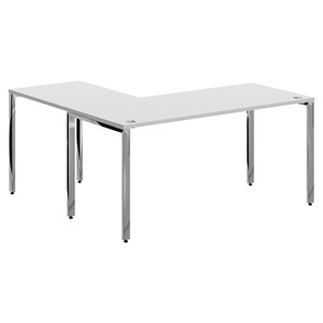 Письменный угловой  стол для персонала правый XTEN GLOSS  Белый XGCT 1615.1 (R) (1600х1500х750) в Кемерово