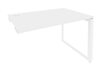 Приставной стол к тумбе O.MO-SPR-2.8 Белый/Белый бриллиант в Кемерово