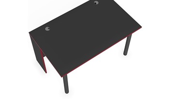 Стол для компьютера SKILLL SSTG 1385.1 , (1360x850x750), Антрацит/ Красный в Кемерово - предосмотр 3