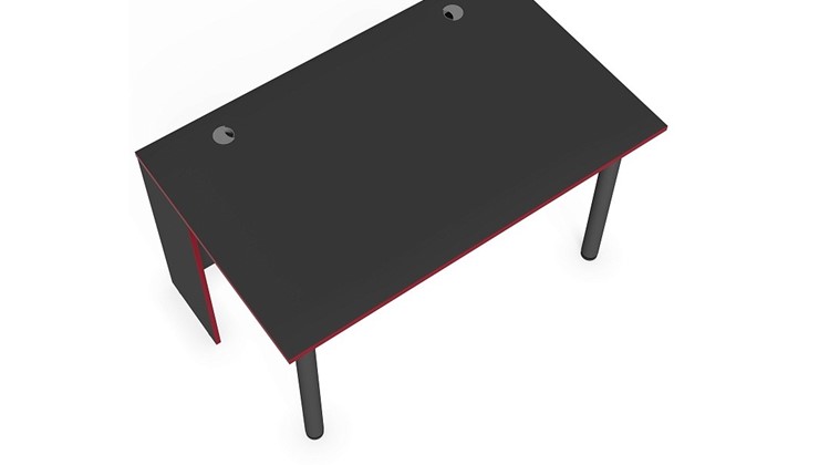 Стол для компьютера SKILLL SSTG 1385.1 , (1360x850x750), Антрацит/ Красный в Кемерово - изображение 3