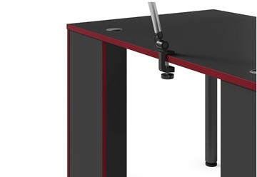 Стол для компьютера SKILLL SSTG 1385.1 , (1360x850x750), Антрацит/ Красный в Кемерово - предосмотр 6