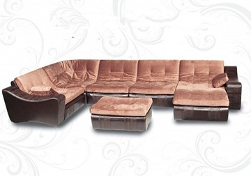 П-образный диван Плимут-Лувр 410х230х175 в Кемерово - предосмотр 1