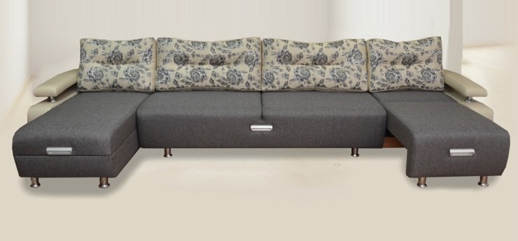 П-образный диван Престиж-15 микс в Кемерово - изображение 1