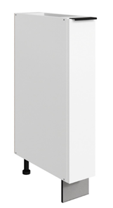 Кухонная тумба Стоун L150 (1 дв.гл.) (белый/джелато софттач) в Кемерово