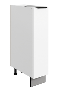 Тумба кухонная Стоун L200 (1 дв.гл.) (белый/джелато софттач) в Кемерово