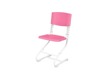 Регулируемый детский стул СУТ.01 Пластик (рост от 130 см), Розовый в Кемерово