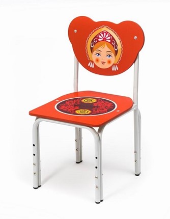 Детский растущий стул Матрешка (Кузя-МТ(1-3)КрСр) в Кемерово - изображение