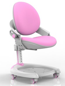 Детское кресло Mealux ZMAX-15 Plus, Y-710 PN, белый металл, обивка розовая однотонная в Кемерово