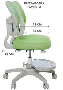 Растущее кресло Holto-22 зеленое в Кемерово - предосмотр 3