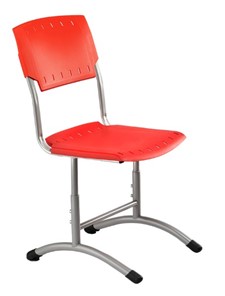 Детский стул регулируемый Отличник.3 3-5, Красный RAL 3002/Светло-серый в Кемерово