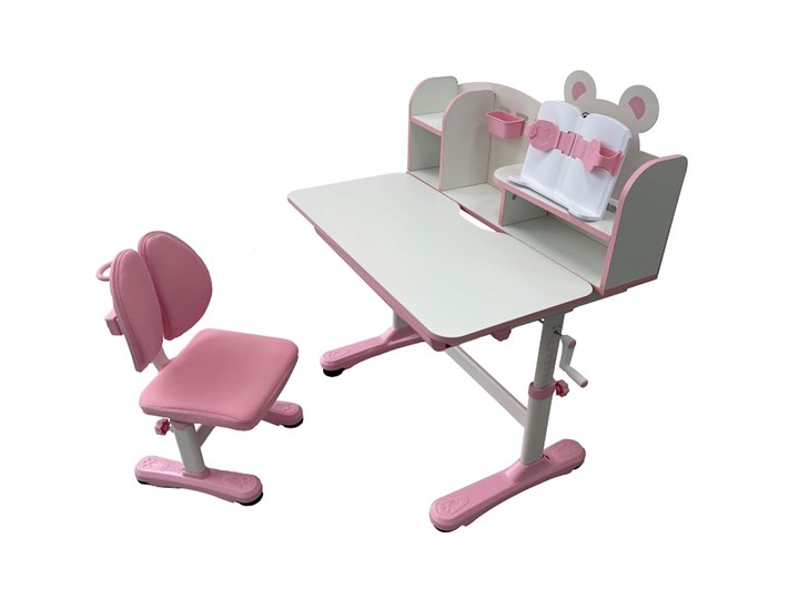 Стол растущий и стул Carezza Pink FUNDESK в Кемерово - изображение 1