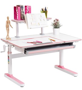 Растущий стол Rifforma - 100А, Белый + Розовый в Кемерово - предосмотр