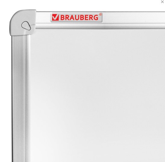 Магнитно-маркерная доска BRAUBERG 100х150 см, алюминиевая рамка в Кемерово - изображение 3