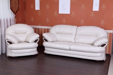 Прямой диван Квин 6 БД и 1 кресло в Кемерово