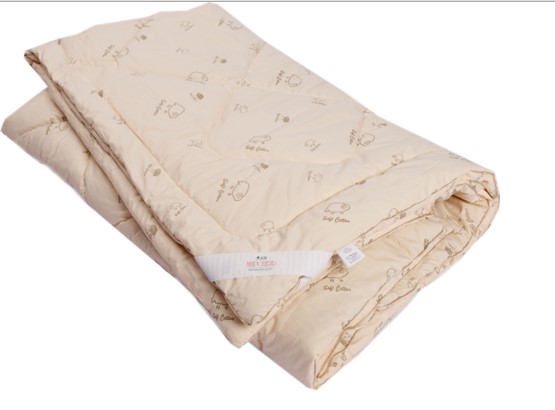 Стеганое одеяло ОВЕЧЬЯ ШЕРСТЬ в упаковке п-э вакуум в Кемерово - изображение